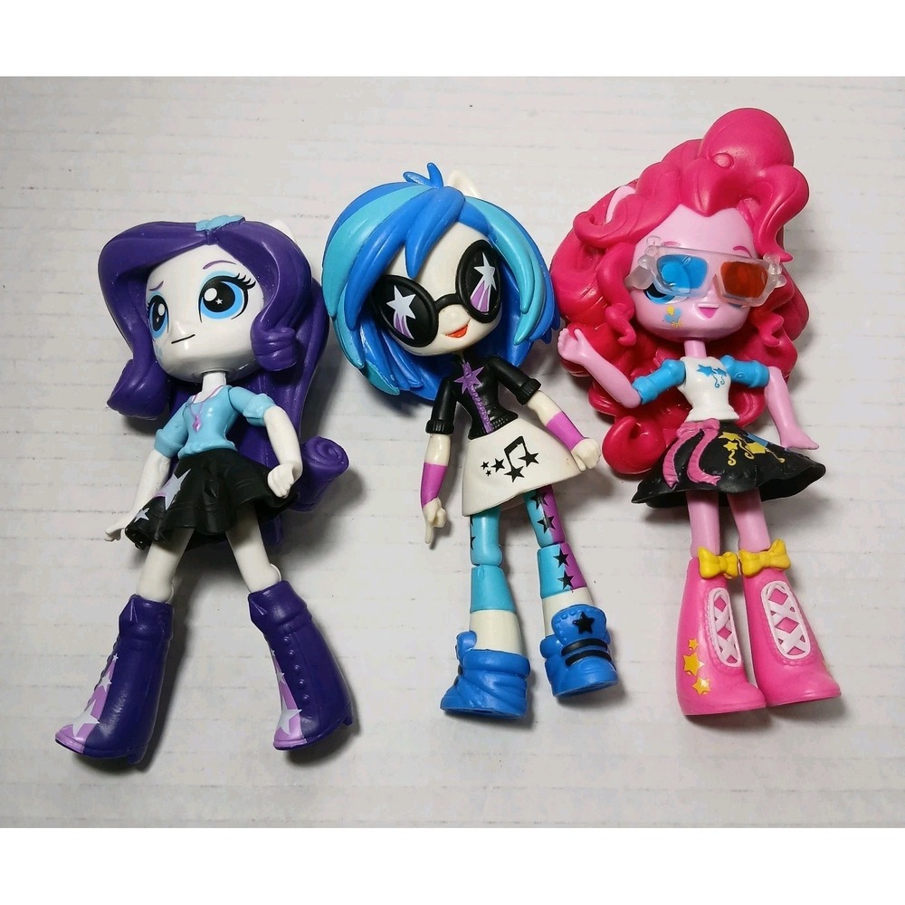 My Little Pony Equestria Girls Mini Pinkie Pie Movie Collection Lot 3, Rarity,